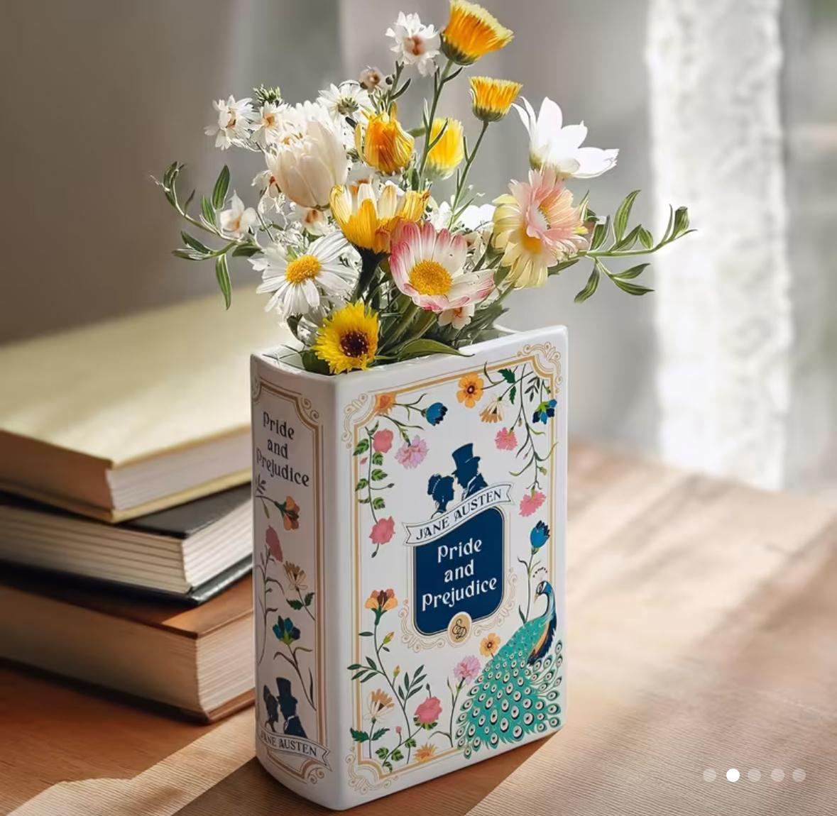 Ceramic Book Vase 