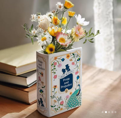 Aesthetic Book Vases & Unique Home Accents