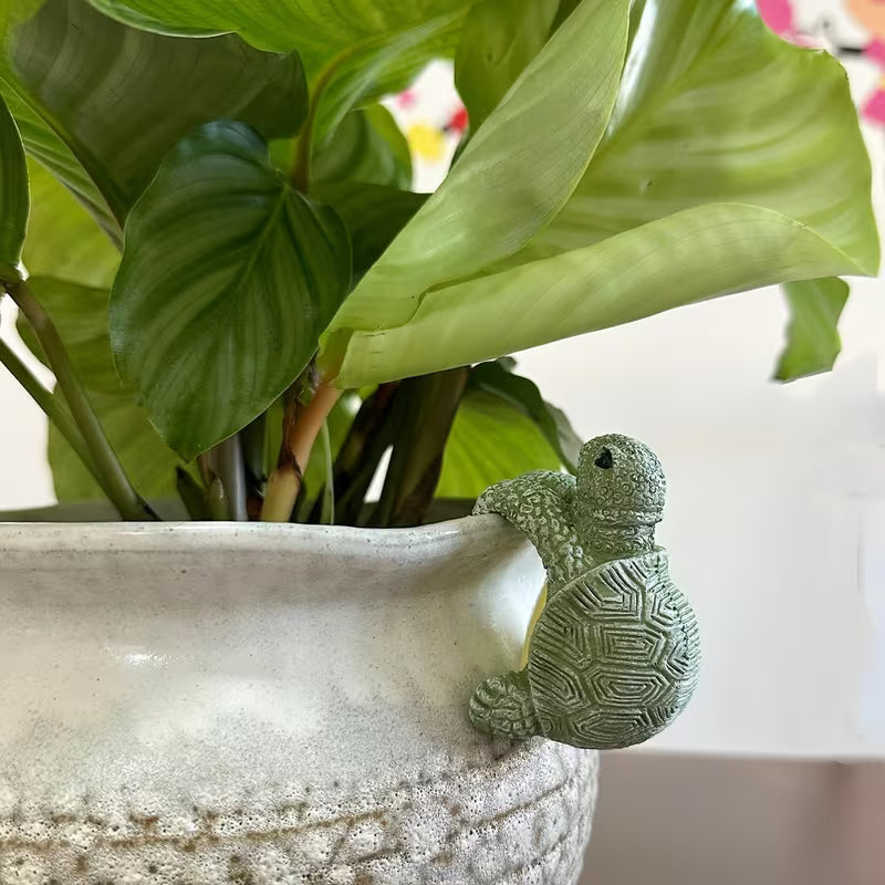 Turtle Pot Buddy Shell-Climber Plant Ornament