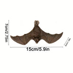 Nocturnal Bat Pot Hugger Gothic Garden Ornament & Hanging Figurine