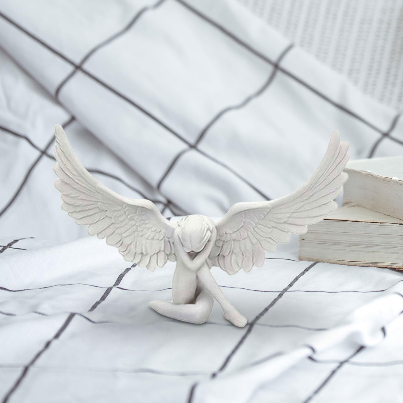 Spiritual Angel Sculpture ornament for Home, Garden, & Memorial Decor