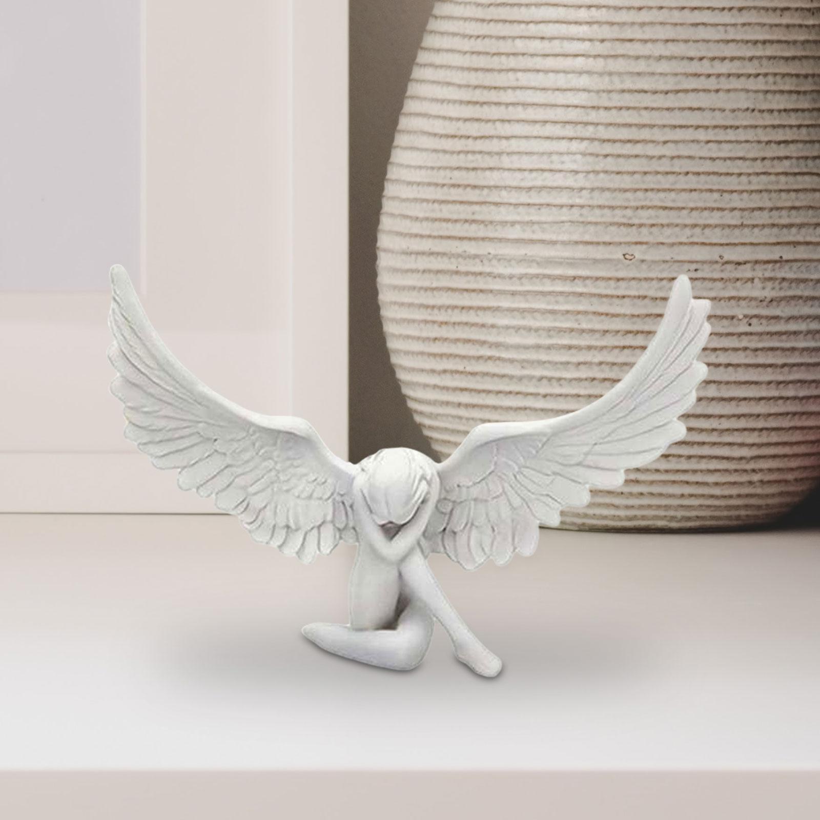 Spiritual Angel Sculpture ornament for Home, Garden, & Memorial Decor