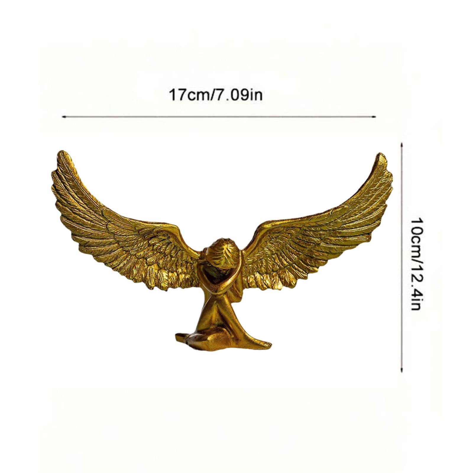 Spiritual Angel Sculpture ornament for Home, Garden, & Memorial Decor