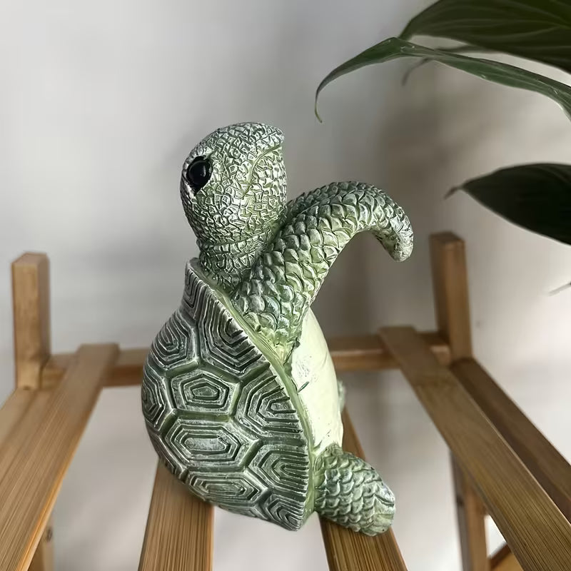 Turtle Pot Buddy Shell-Climber Plant Ornament