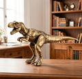 T-Rex Dinosaur Figurine | Tiny Metal Dinosaur Statue | Desk Decor | Collectible Ornament | Jurassic Gift | Shelf Decor