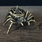 Metal Incense Burner Spider Motif Censer for Home, Yoga & Studio