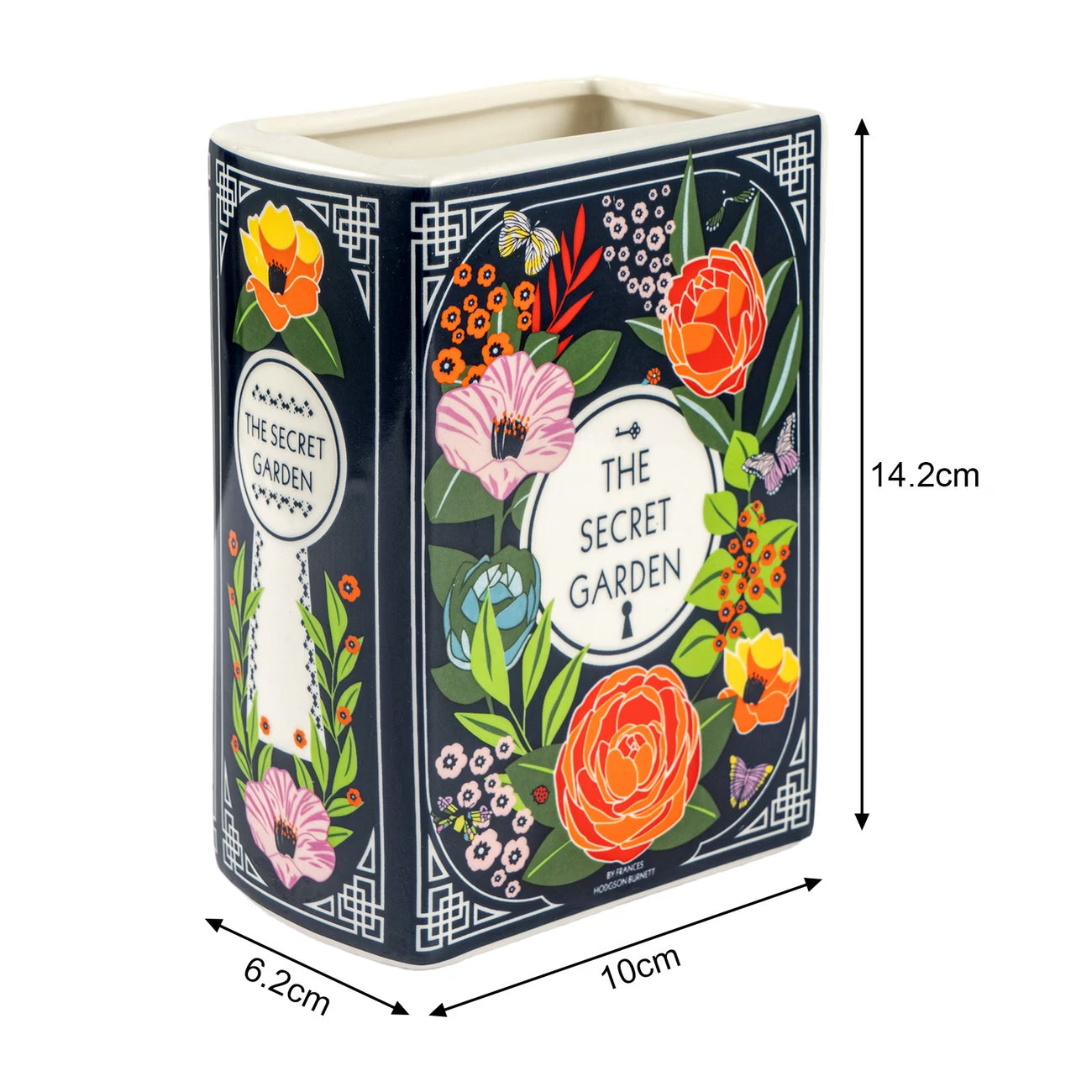 Decorative ceramic book shaped 