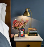 The Secret Garden Ceramic Book Vase Decorative Book Shaped Flower Vase for Home Decor