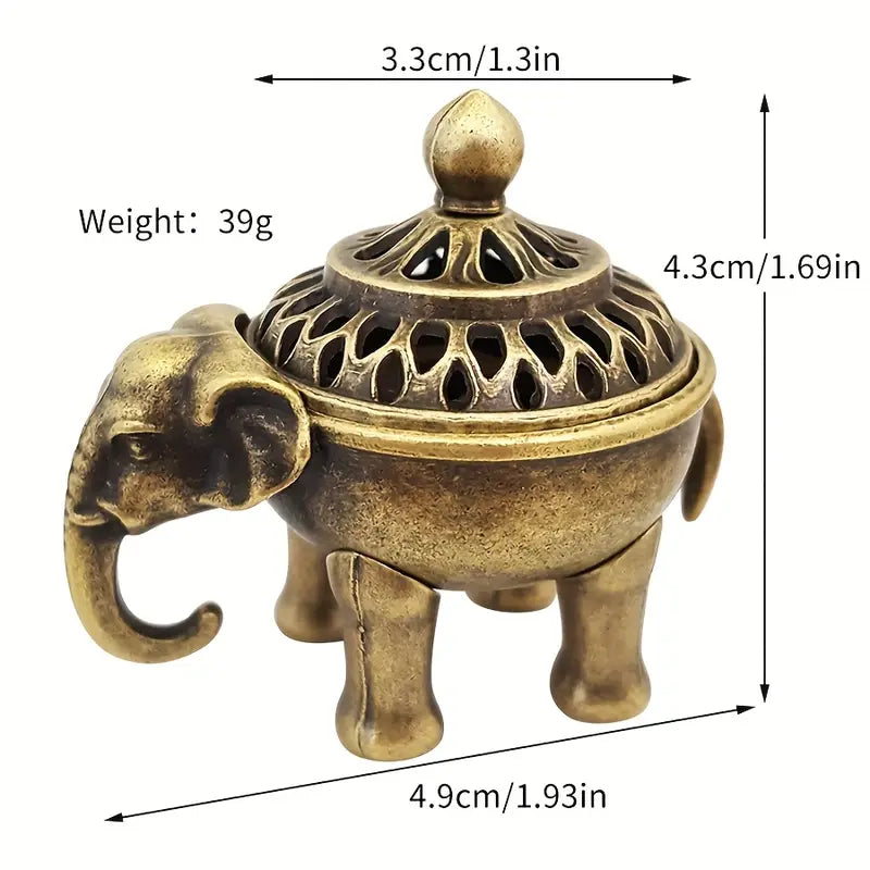 Decorative Incense Burner Censer for Meditation & Yoga Zen Home Decor Ornament for Study & Tea Room