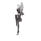 Vintage Style Sitting Fairy Ornament Winged Flower Fairy Figurine Whimsical Home Decor