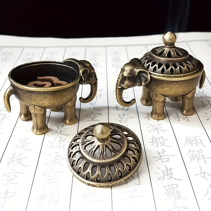 Decorative Incense Burner Censer for Meditation & Yoga Zen Home Decor Ornament for Study & Tea Room
