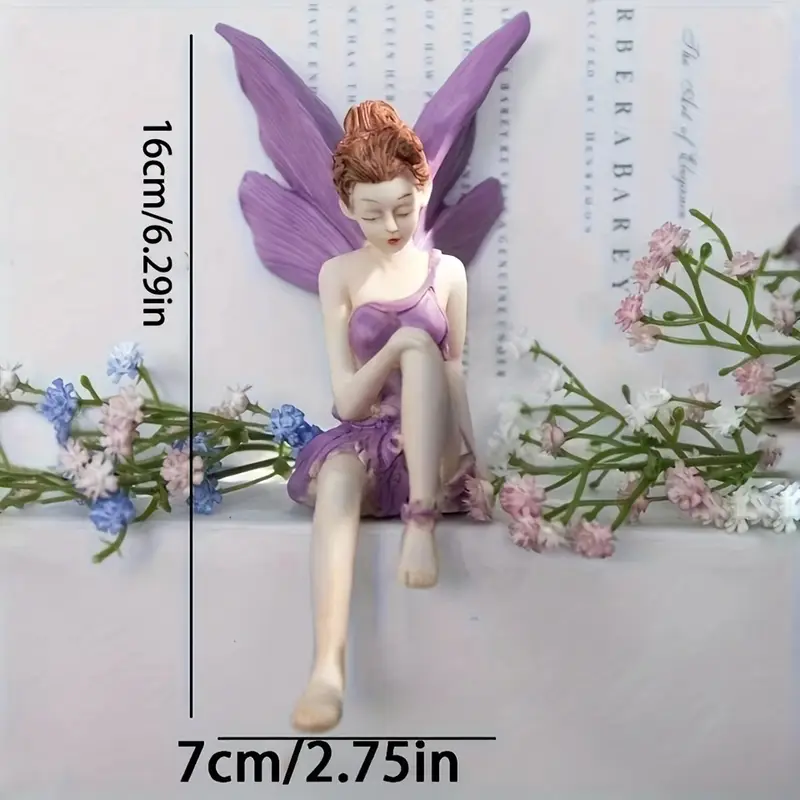 Flower Fairy Garden Ornament Whimsical Fairy Garden decoration