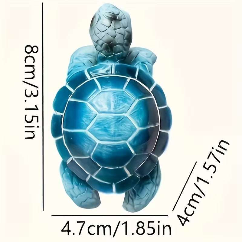 Coastal Sea Turtle Pot Hugger Marine Life Garden Ornament & Planter Accent