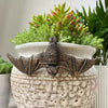 Nocturnal Bat Pot Hugger Gothic Garden Ornament & Hanging Figurine