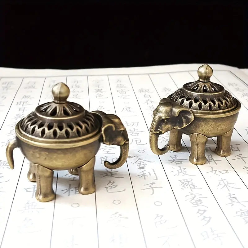 Decorative Incense Burner Censer for Meditation & Yoga Zen Home Decor Ornament for Study & Tea Room