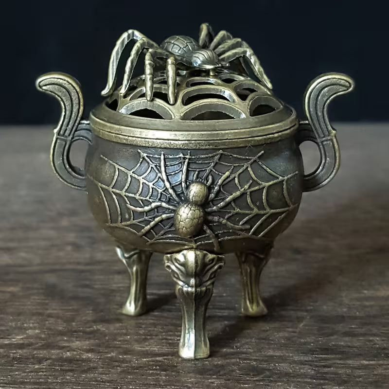 Decorative Incense Burner Censer for Meditation & Yoga Zen Home Decor Ornament for Study & Tea Room