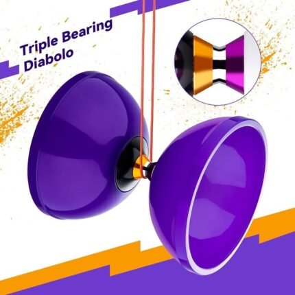 Diabolo Yoyo Pro Triple Bearing Chinese Yoyo, 5" Chinese Yoyo Diabolo Toy for Ad  | eBay