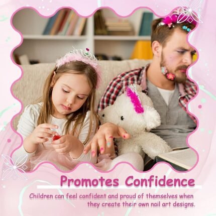 Nail Polish Set for Girls12 Color Non-Toxic Peel-Off Water-Based Safe Kids AUS